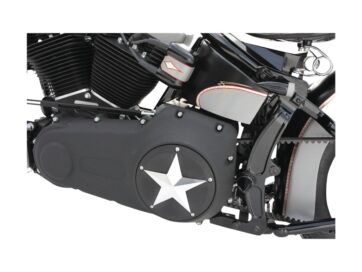 99-17 Dyna, 99-17 Softail, 99-16 Touring, 09-16 TrikeOpen Mind Point Cover 2-hole Bi-Color Anodized