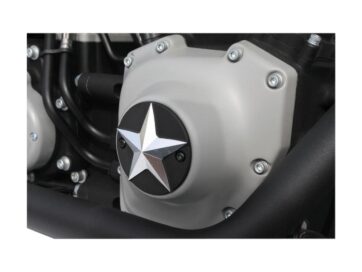 71-20 Sportster, 70-84 FL Shovel, 71-84 FX Shovel, 85-94 FX Model, 91-98 Dyna, 84-99 Softail, 85-98 TouringOpen Mind Point Cover 2-hole Bi-Color Anodized