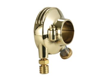 Deluxe External Throttle Housing With Brass Throttle Clamp Screw and Cable Register Brass Polished 1" Single Cable