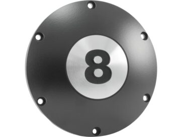 04-20 Sportster8-Ball Derby Cover 6-hole Black Satin