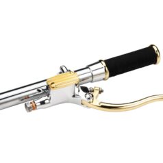 Deluxe Clutch Master Cylinder Kit Brass Polished Lever and Master Cylinder Cover Aluminium Polished 14 mm 1" Hydraulic Clutch