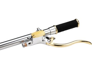 Deluxe Clutch Master Cylinder Kit Brass Polished Lever and Master Cylinder Cover Aluminium Polished 14 mm 1" Hydraulic Clutch