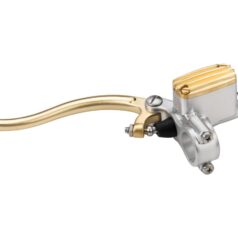 Deluxe Clutch Master Cylinder Kit Brass Satin Lever and Master Cylinder Cover Aluminium Satin 14 mm 1" Hydraulic Clutch