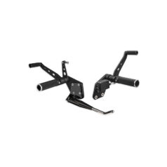 00-17 Softail, (except 16-17 FXSE)Forward Control Kit for Softail Base Rubber with side stand Black