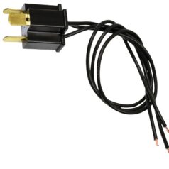 Headlight Connectors H4 Headlight Male Black