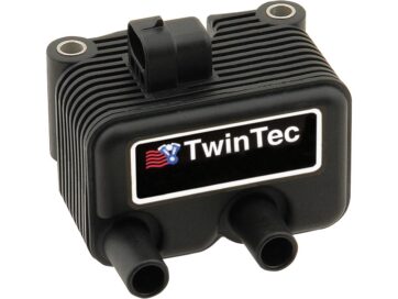 04-07 Dyna, 01-06 Softail, 02-07 TouringHigh Output Ignition Coil Black 0,5 Ohm Single Fire