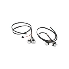 96-06 Dyna, 96-06 Softail, 96-06 TouringComplete Handlebar Wire Harness with Chrome Switches Wire Harness Switch Kit