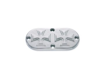 94 FX Model, 94-05 Dyna, 94-06 Softail, 94-06 TouringCross Inpsection Cover Aluminium Polished