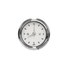 CLOCK BASIC BLK / WHT / YEL LIGHT Clock