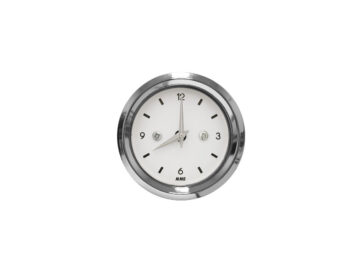 CLOCK BASIC BLK / WHT / YEL LIGHT Clock