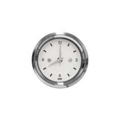 CLOCK BASIC CHR / BLK / RED LIGHT Clock