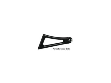 87-07 Softail, (except 00-03, 05, 07 FXSTD, 01-06 FXSTDI)Axle Mount Side Mount License Plate Bracket For 3/4" Axle Diameter Black
