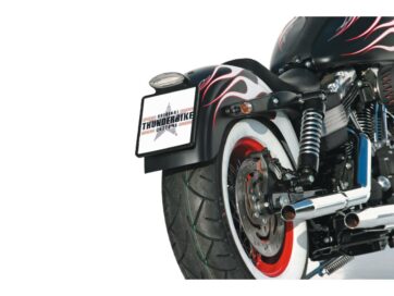 08 FXCW, 08-11 FXCWCDown and Inside License Plate Kit 240 x 200mm Black