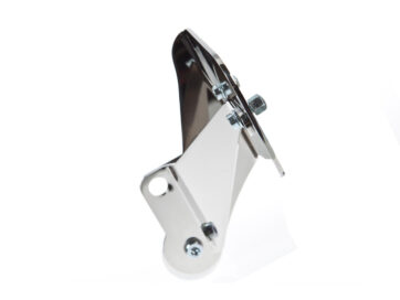 02-17 V-Rod, (except 06-07 VRSCR, 09-17 VRSCF, 13 VRSCF 105)Short Side Mount License Plate Bracket Polished