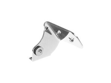 06-07 DynaShort Side Mount License Plate Bracket Polished