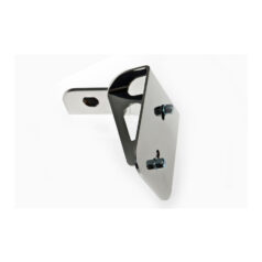 08-17 DynaShort Side Mount License Plate Bracket Polished