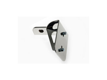 08-17 DynaShort Side Mount License Plate Bracket Polished