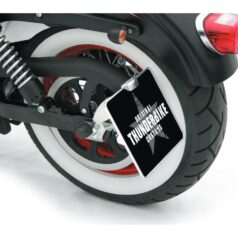 Universal License Plate Base Plate 180 x 200mm Black Satin