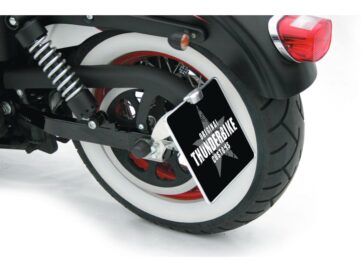 Universal License Plate Base Plate 220 x 200mm Black Satin