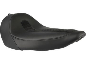 13-14 FXSBSE, 14-17 FXSB, 16-17 FXSEGenuine Leather Solo Seat For Thunderbike Steel Fender 260/18" and OE Tank Black