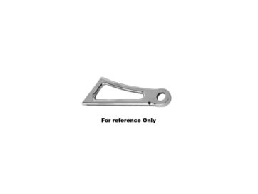 08 FXCW, 08-11 FXCWC, 13-14 FXSBSE, 14-17 FXSBAxle Mount Side Mount License Plate Bracket For 1" Axles Aluminium Polished
