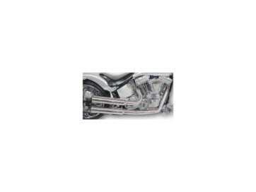 86-06 SoftailCCE Exclusive 2 in 2 Exhaust System Black