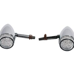 Bullet LED Turn Signal Aluminium Clear LED