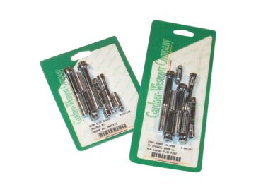 00-03 Sportster, 00-17 Dyna, 00-14 Softail, 00-07 TouringCaliper Fastener Set Chrome