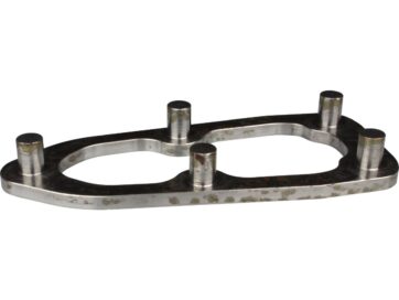 07-20 SportsterEFI Fuel Pump Weld-In Gas Tank Bracket for Sportster Models Weld-In, Steel, Raw