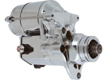 06-17 Dyna, 07-17 Softail, 07-16 Touring, 09-16 TrikeOEM Replacement Starter Chrome 1.4 kW