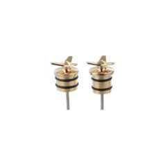 84-99 SoftailSpinner Oil Tank Plug Brass Polished