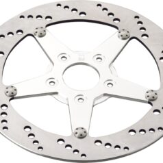 86-99 Sportster, 85-94 FX Model, 91-99 Dyna, 85-99 SoftailDrilled Brake Rotor Aluminium Stainless Steel 8,5" Left