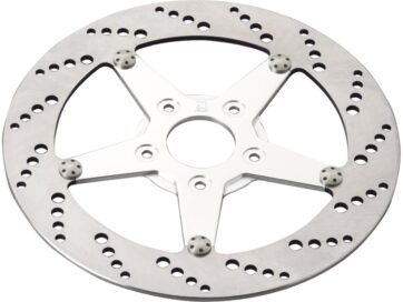 86-99 Sportster, 85-94 FX Model, 91-99 Dyna, 85-99 SoftailDrilled Brake Rotor Aluminium Stainless Steel 8,5" Right