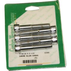 Knurled Extended Belt Sprocket Mounting Kit Chrome
