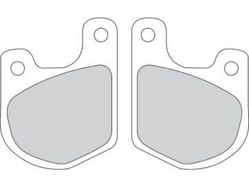 78-83 Sportster, 78-83 FX ShovelOrganic Replacement Brake Pads Organic Front