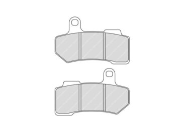 06-17 V-Rod, 08-24 Touring, 09-13, 19-24 TrikeSintered Replacement Brake Pads Sinter Rear