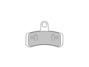 08-17 Dyna, 08-14 Softail, (except 08 FXSTSSE2, 08-11 FLSTSB, 09 FXSTSSE3)Sintered Replacement Brake Pads Sinter Front