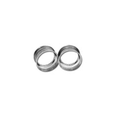 POL. 80-HOLE S/S RIM 8.00 X 17
