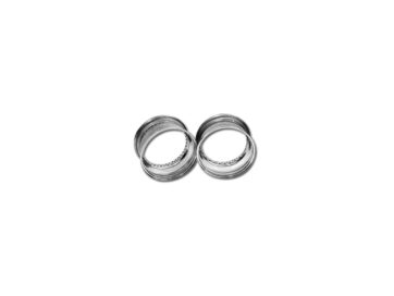 POL. 80-HOLE S/S RIM 9.00 X 15