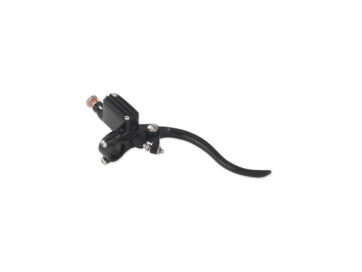 Deluxe Brake Master Cylinder Kit Black Lever and Master Cylinder Cover Black 14 mm 1" Dual Disc