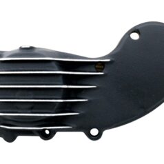 91-20 Sportster, (except 08-10 XR1200, 10-13 XR1200X)Ribster Knuckle Cam Cover Black Cut Satin