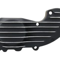 72-90 SportsterRibster Iron Cam Cover Black Cut Satin