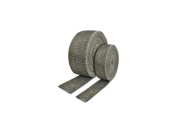 Insulating Exhaust Wrap 2" x 1/16" x 50 Ft. Roll Carbon-Look