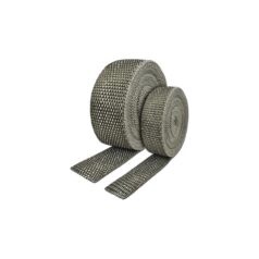 Insulating Exhaust Wrap 1" x 1/16" x 50 Ft. Roll Platinum
