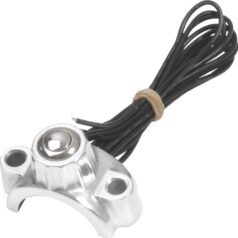 Classic and Deluxe Micro Hand Control Clamp Switch Aluminium Polished 1"