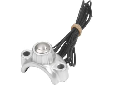 Classic and Deluxe Micro Hand Control Clamp Switch Aluminium Satin 1"