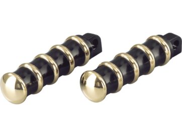 91-20 Sportster, (except 10-20 XL1200X, 11-20 XL1200C, 11-20 XL883L, 12-13, 15-16 XL1200V, 13 XL1200C ANV, 13-16 XL1200CA, 13-17 XL1200CB, 18 XL1200X ANX, 19-20 XL1200XS), 85-94 FX Model, 91-17 Dyna, (except 12, 14-16 FLD, 13 FLD103), 84-15 Softail, (except 08 FXCW, 08-11 FXCWC, 88-03, 07-12, 14-15 FLSTC, 90-00, 03-12, 14-15 FLSTF, 93-96, 05, 07-12, 14-15 FLSTN, 08-10 FLSTSB, 10-12, 14-15 FLSTFB, 11-12 FXS, 11 FLSTSE2, 12 FLSTSE3, 12, 14-15 FLS, 13 FXS 103, 13-14 FXSBSE, 13 FLS 103, 13 FLSTC 103, 13 FLSTC 103 ANV, 13 FLSTF 103, 13 FLSTFB 103, 13 FLSTN103, 14-17 FXSB, 14-15 FLSTNSE, 16-17 FXSE, 86-90 FLST, 97-03 FLSTS, 01-06 FLSTCI, 01-06 FLSTFI, 01-03 FLSTSI, 05 FLSTFSE, 05-06 FLSTNI, 05-06 FLSTSCI, 06 FLSTFSE2, 06 FLSTI, 07 FLSTSC), 02-17 V-RodVintage Rider and Passenger Pegs Black Brass