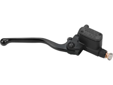 Grimeca Brake Master Cylinder Kit For 1" Handlebars Black Anodized 14 mm Dual Disc