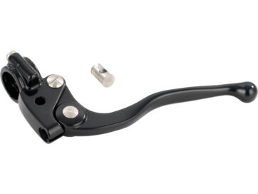 Grimeca Clutch Cable Perch Assembly For 1" Handlebars Black Anodized Cable Clutch