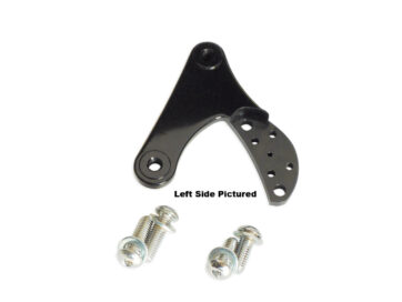 88-99 Sportster, 87-94 FX Model, 91-99 Dyna, 84-99 Softail, 85-99 TouringKustom Tech 2 Piston Front Bracket,For 11,5" Rotor, Right, Black